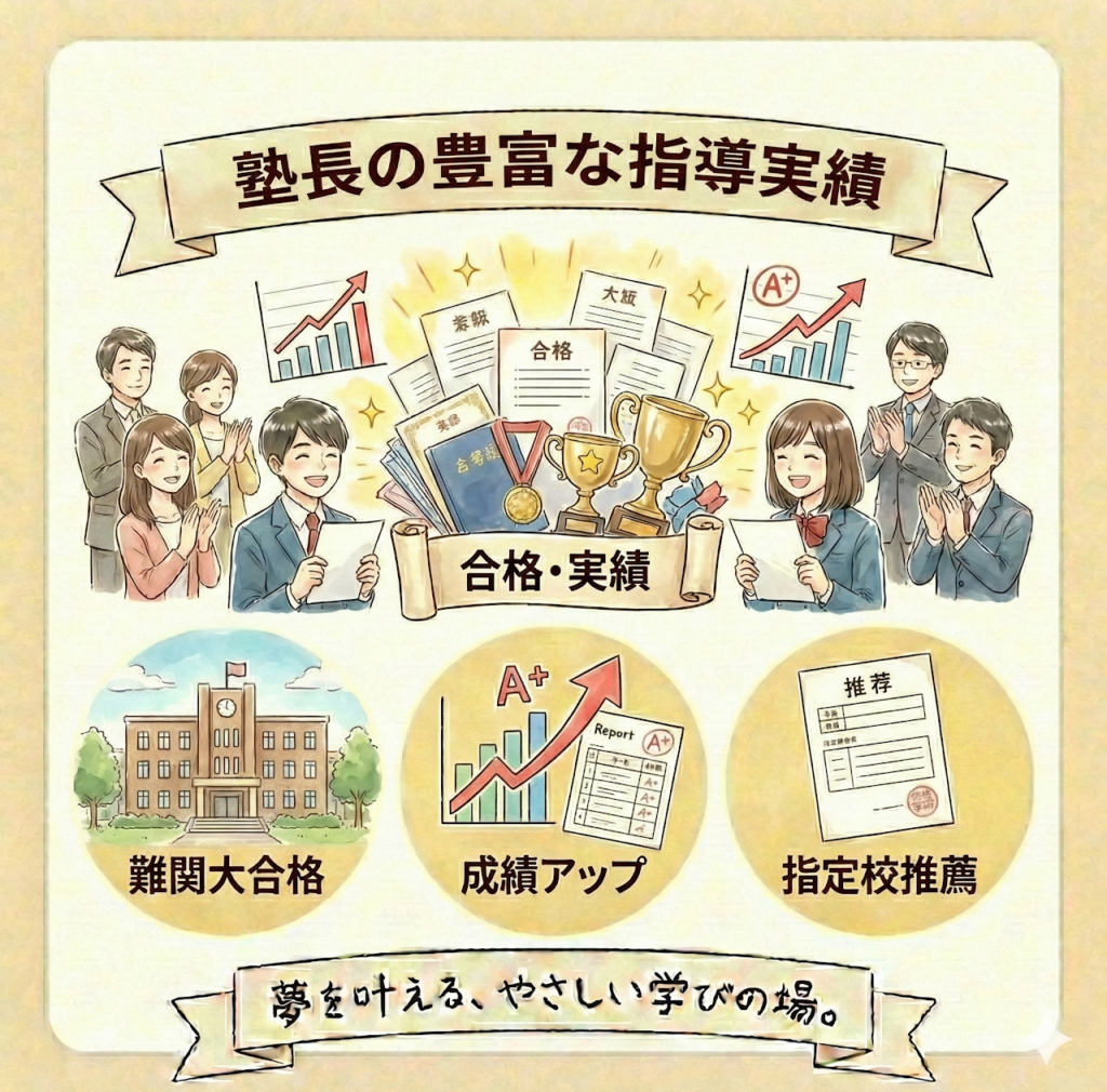 塾長大谷の指導実績
